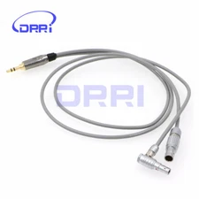 5pin male to 3.5mm Stereo Jack Audio Time Code Y Splitter cable for ARRI mini