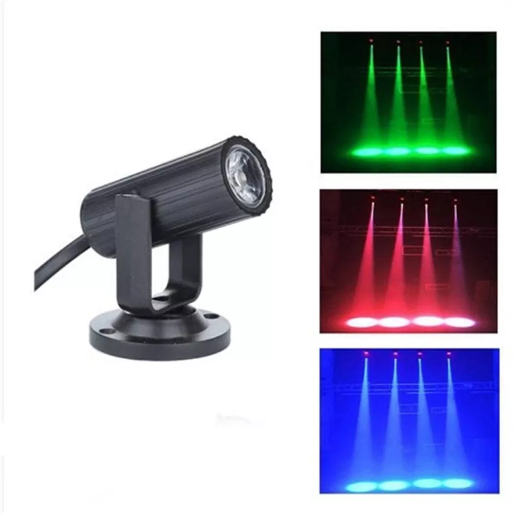 5pcs Mini LED Pin Spot Stage Light Spotlight beam Light Disco DJ Wedding Party