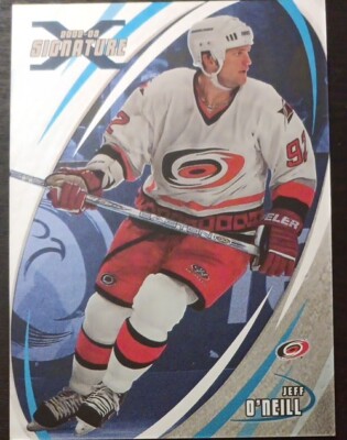 2002 - 2003 ITG Be A Player Jeff O'Neill Signature Series #173 Hockey Card