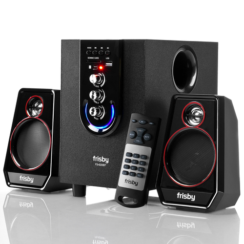 Altavoces Bocinas 2.1 Bluetooth Con Remoto Sistema De Audio Sonido Para Casa  PC | eBay