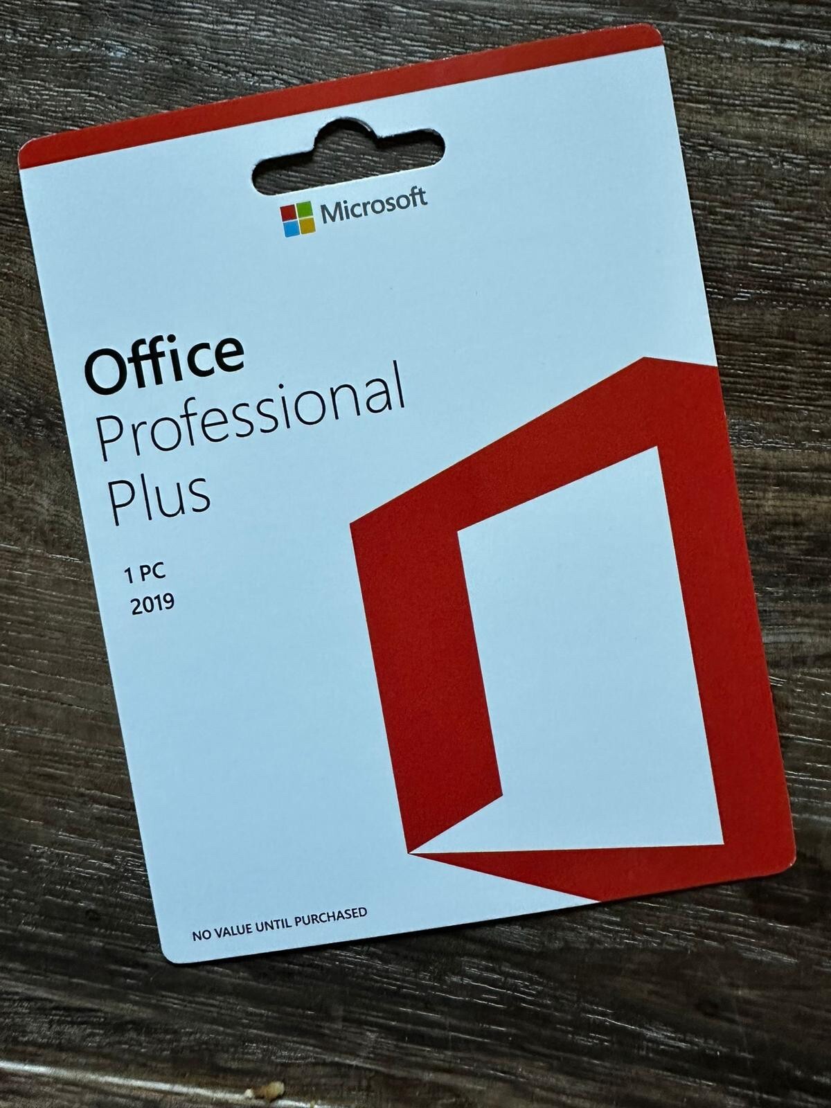 Microsoft Office Professional Plus 2019 Full Version License Sealed Retail Card