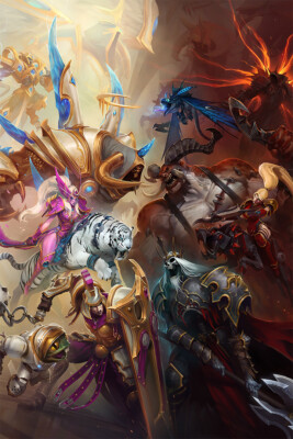 Heroes Of The Storm Games Painting Wall Art Home Decor - POSTER 20x30