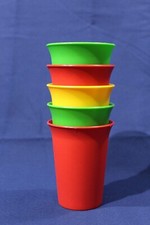 Tupperware Kids Bell Cup / Tumbler 109 - Assorted Colors - Set of 5