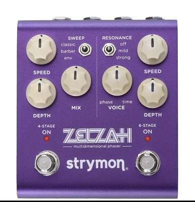Strymon Zelzah Multidimensional Phaser Guitar Effect Pedal