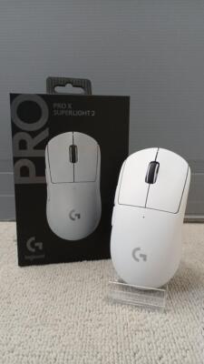 Logicool G PRO X Superlight 2 Wireless Gaming Mouse White Good Condition Used