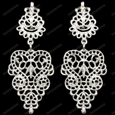 Grandi Orecchini Esotici A Forma Di Luna Marocchina, Pendenti In - Foto 5