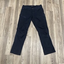 511 Tactical Taclite Flannel Men Navy Blue Ripstop Workwear Pants size 36x32.