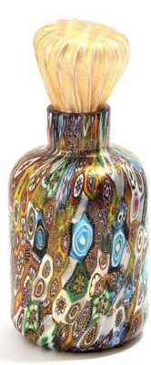 Antica bottiglia in vetro di murano - Italia