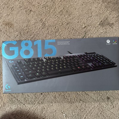 Logitech G815 RGB Mechanical Gaming Keyboard - Black