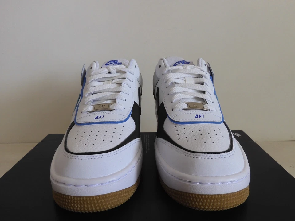 Nike Air Force 1 Af1 Sombra Blanco-Pulso Real-Negro Mujer Talla 8 [DZ1847-109] Foto 3 de 4