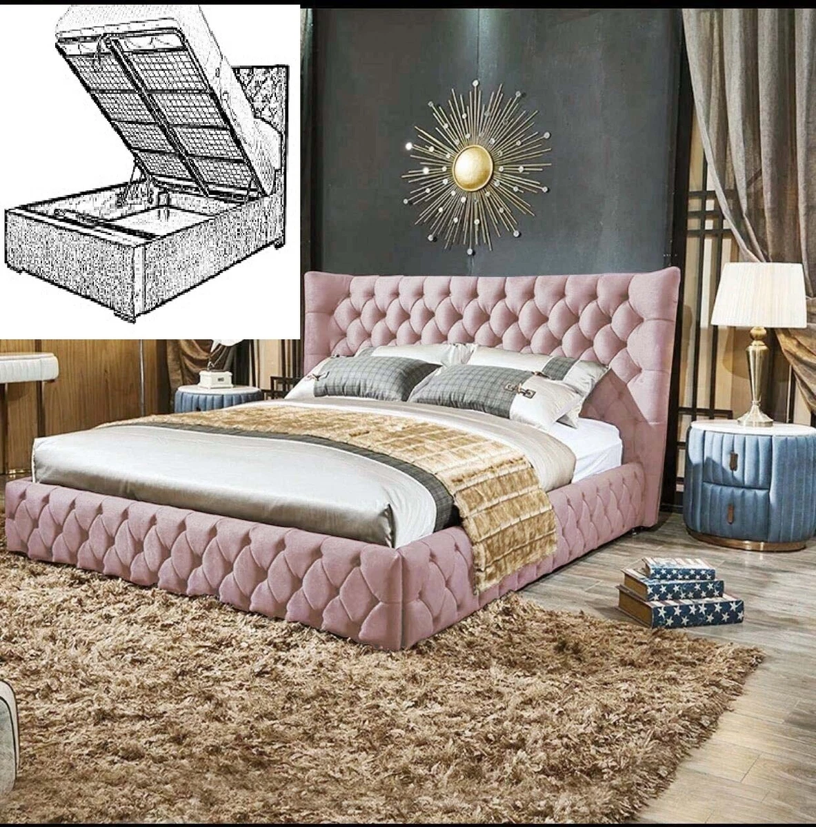 Ottoman 2024 bed uk