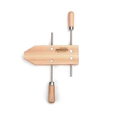 Jorgensen 10 Inch Handscrew Clamp Adjustable Hard Maple Wood Vise 6 Inch Opening