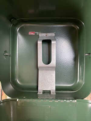 Vintage (6/1969) Coleman Lantern, Model 220F w/Amber Globe & Metal