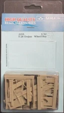 Aires Hobby 1/32nd Scale Resin T-28 Trojan Wheel Bay Item No. 2215