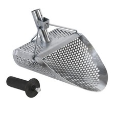 Dune Kraken 11" x 8" Stainless Steel Metal Detector Sand Scoop w/ 2 mount holes