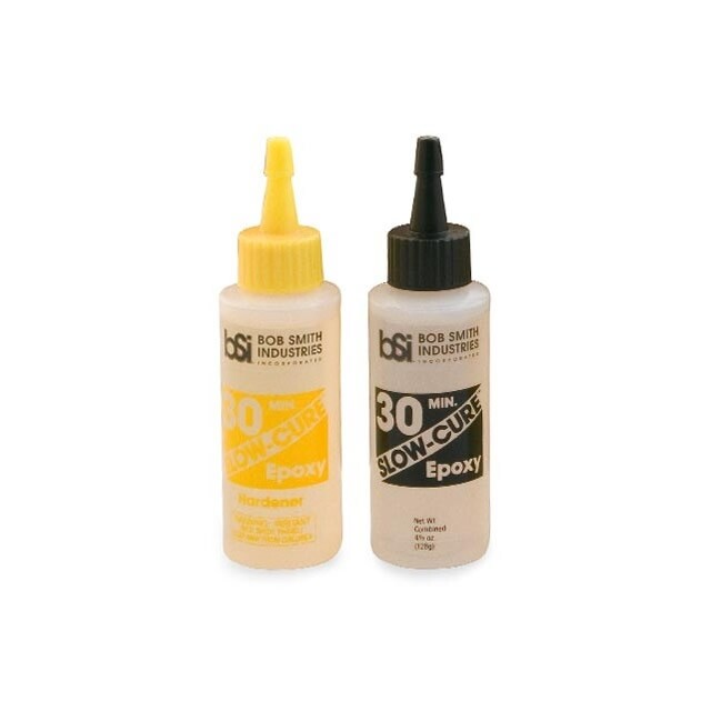 BSI Slow Cure 30 Minute Epoxy Glue for Foams Glass & Metal Adhesive 128g BSI205