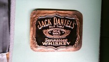VINTAGE 1993 JACK DANIELS BELT BUCKLE OLD NO. 7 BRASS MADE IN USA