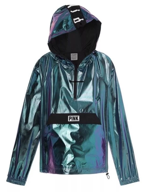Victoria's secret pink holographic clearance jacket