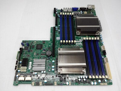 SUPERMICRO X9DBU-3F Motherboard Xeon E5-2428L @1.8GHz x 2 +CPU/ Fan