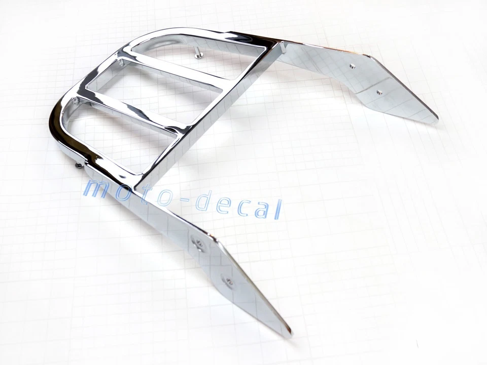 Portaequipajes Sissy Bar cromado para Honda VTX1800N1 VTX1800N2 VTX1800N3 2002-2008 Foto 3 de 4