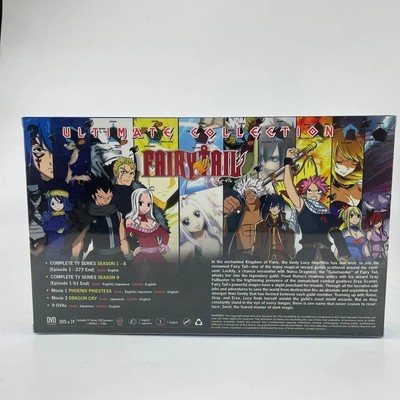 Fairy Tail Ultimate DVD Collection Season 1-9 (328 Episodes) + 2 Movies + OVA