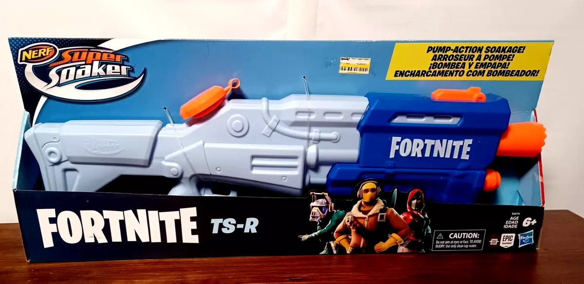 NERF Fortnite TS-R Super Soaker Water Blaster Toy , Blue