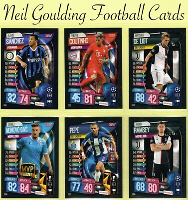 Topps Match Attax 2019-20   CHAMPIONS LEAGUE - ON DEMAND   Karten #OD1 bis #OD85