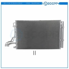 AC Condenser A/C Air Conditioning For Kia Soul 2014 2015 2016 Aluminum 4431