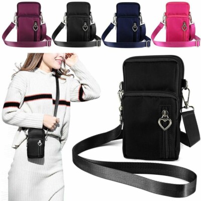 Women's Small Mobile Phone Wallet Purse Handbag Shoulder Bag Messenger Bag Pouch