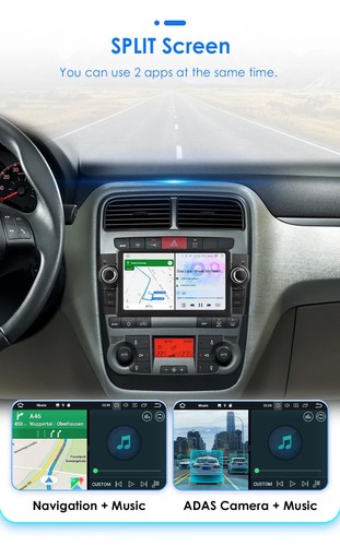 Autoradio Navigatore Android 13 2+32gb Fiat Grande Punto Carplay-Android-auto - Afbeelding 23 van 23