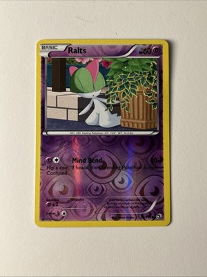Ralts 59/113 Common Legendary Treasures Pokemon Reverse Holo Lightly Played