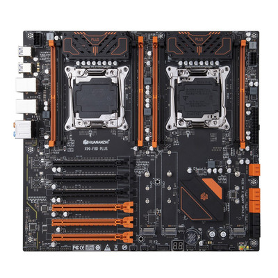 X99 Dual CPU Motherboard F8D PLUS DDR4 RECC 512GB M.2 NVME NGFF USB3.0 E-ATX//