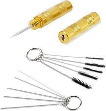3 Set Airbrush Spray Cleaning Repair Tool Kit Stainless steel Needle Brush