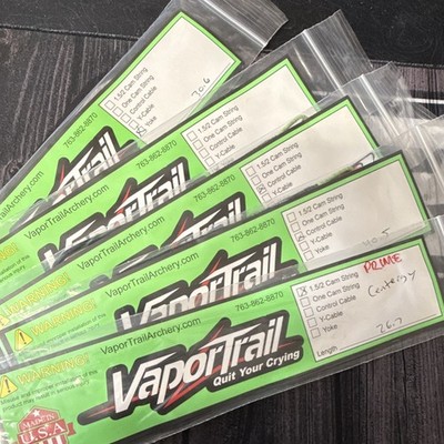NEW- Vapor Trail  string and cable set for Prime Centergy. Hot Pink/Kiwi.