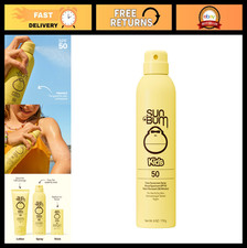 Kids SPF 50 Sunscreen Spray - 6 oz, Broad Spectrum, Vitamin E, Reef Safe, Wet/Dr