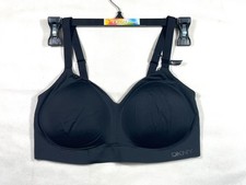 NWT DKNY Women's L Smooth Essentials Smoothing Support Bralette DK7747 Black