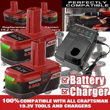 2Pack 19.2V 8.0Ah For Craftsman C3 DieHard Li-Ion XCP Battery or Charger 11375