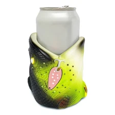 River's Edge Products Walleye Can Cooler, Insulated Double Wall 12oz Can Holder