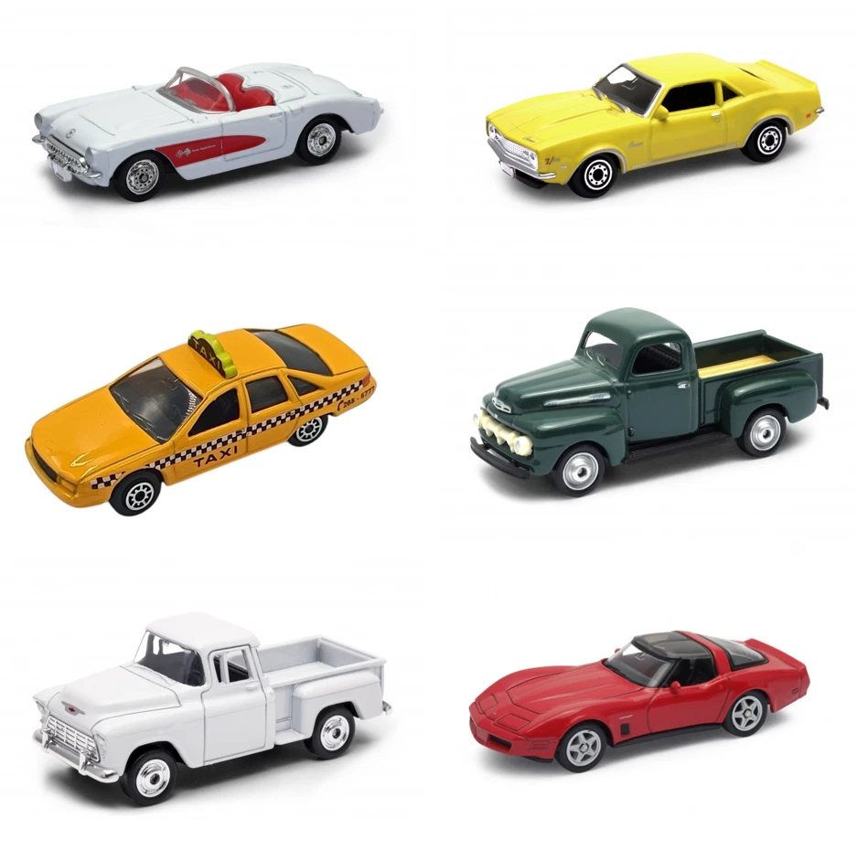 LOT DE 4 voitures miniatures Camping Car 1/43 Véhicule collection