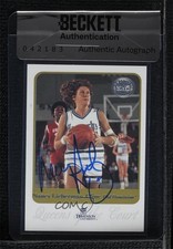 BAS 2001 Fleer Greats of the Game Nancy Lieberman-Cline Seal of Authenticity 3c7