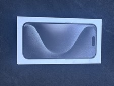 MTQR3LL/A iPhone 15 Pro 256GB Black Titanium EMPTY BOX ONLY , No Phone
