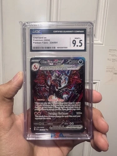 CGC 9.5 Charizard EX 234/091 Pokemon Paldean Fates Alt Art English SIR