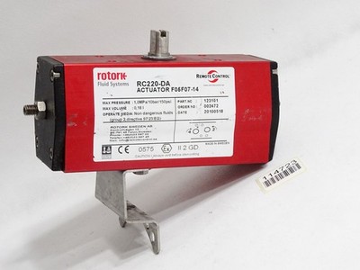 Rotork Fluid Systems RC220-DA Actuator F05F07-14 123101 1MPa 10bar 150psi 0.18L