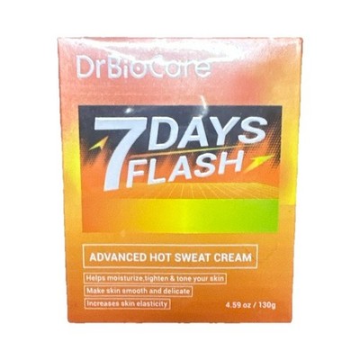 DrBioCare 7 Days Flash Hot Sweat Slimming Cream Hydrating Peppermint 4.59oz