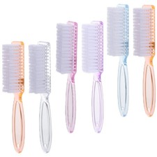 6 Pcs Nail Dust Cleaning Brushes With Handle For Manicure