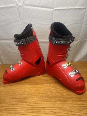 Mens Salomon Ski Boots Course Carbon Link Flex 130 Red UK 9 1/2