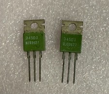 2ea NJS D45D1 PNP Transistors