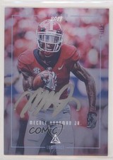 2019 Panini Luminance Draft Day Signatures Silver Ink Mecole Hardman Jr Auto gp1
