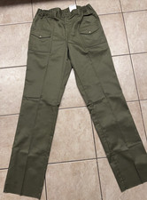 Boy Scouts of America Elastic 6 Pocket Cargo Pant Sz 36x38 Raw Hem Made in USA