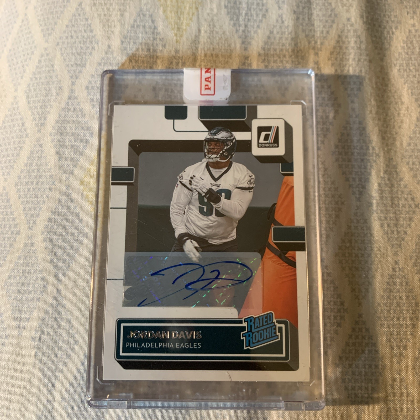 2022 Panini Donruss - Jordan Davis Rated Rookie Auto #353